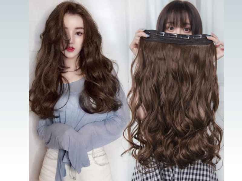Hướng dẫn chi tiết cách kẹp tóc giả nửa đầu